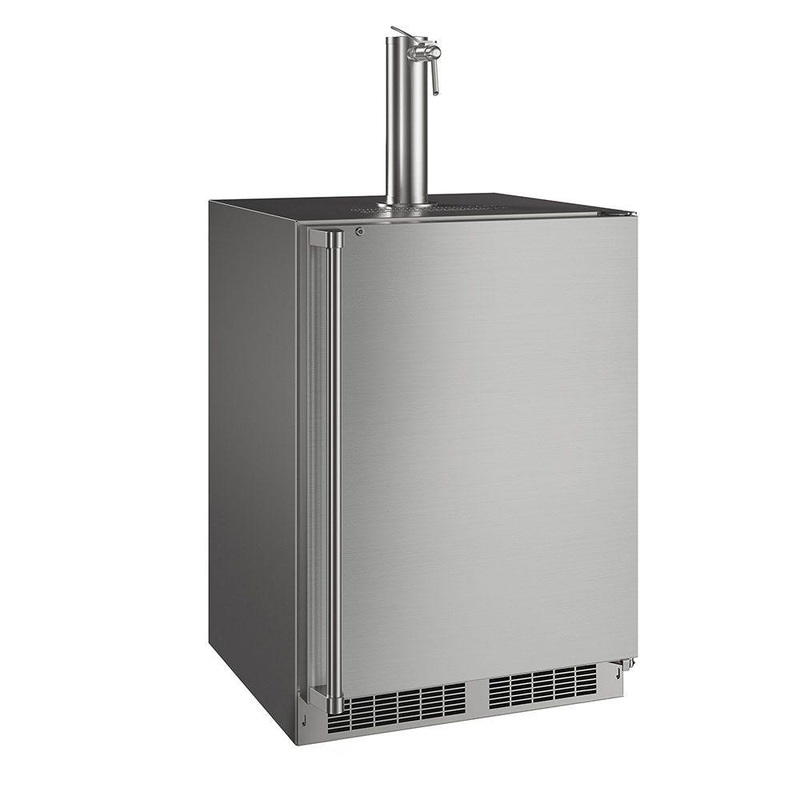 Marvel MOKR124SSC1A 24-In Outdoor Built-In Dispenser With Single Wine & Beverage Tap With Door Style - Stainless Steel, Dispenser Type - Single Wine