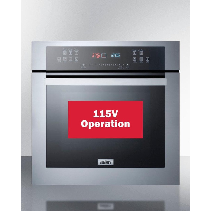 Summit SEW24115 24" Wide Electric Wall Oven, 115V
