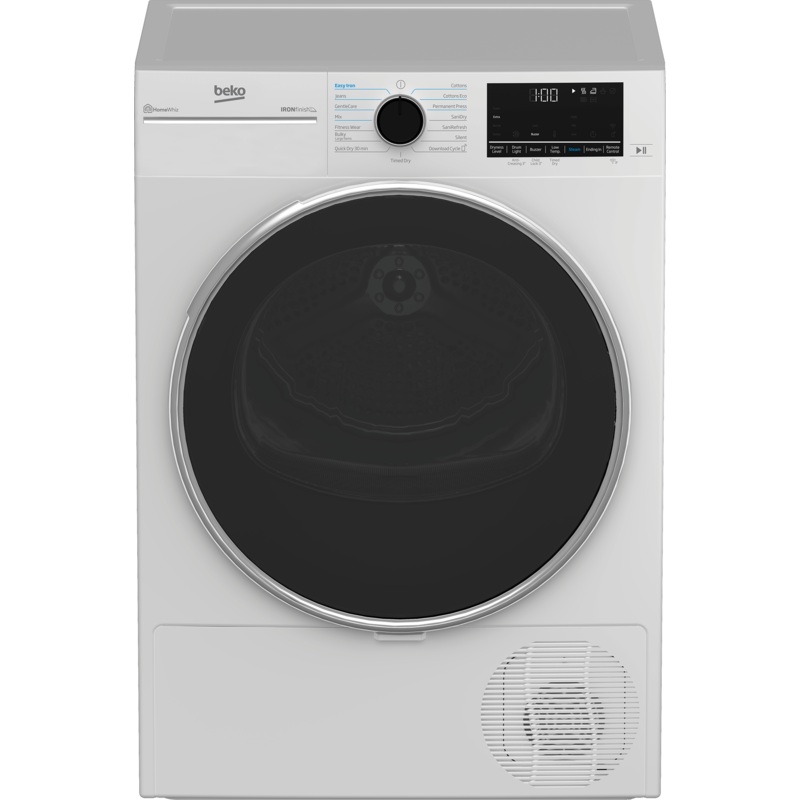 Beko HPD24414W 24" Heat Pump Ventless Front Load Dryer
