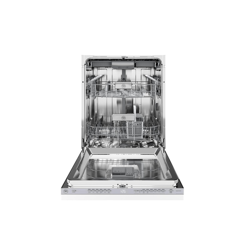 Bertazzoni DW24T3IPV 24 Inch Dishwasher Tall Tub Panel Ready, 15 Place Settings, 42 Db, 6 Wash Cycles Panel Ready