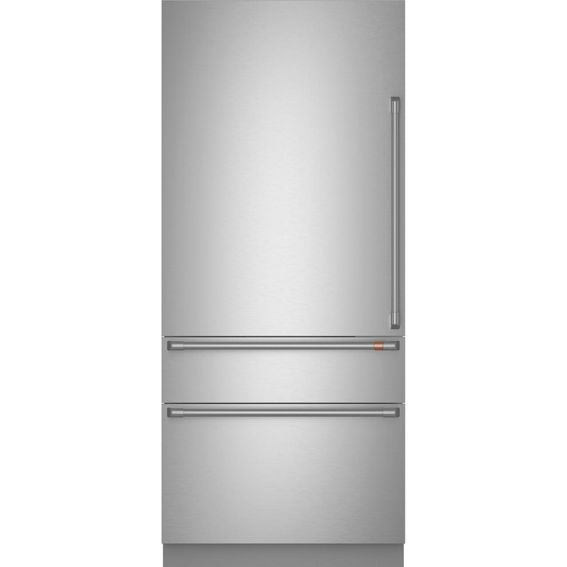 Cafe CIC36LP2VS1 Caf 36" Integrated Bottom-Freezer Refrigerator