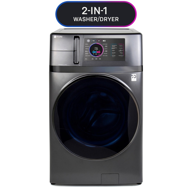 Ge Appliances PFQ97HSPVDS Ge Profile 4.8 Cu. Ft. Capacity Ultrafast Combo With Ventless Heat Pump Technology Washer/Dryer