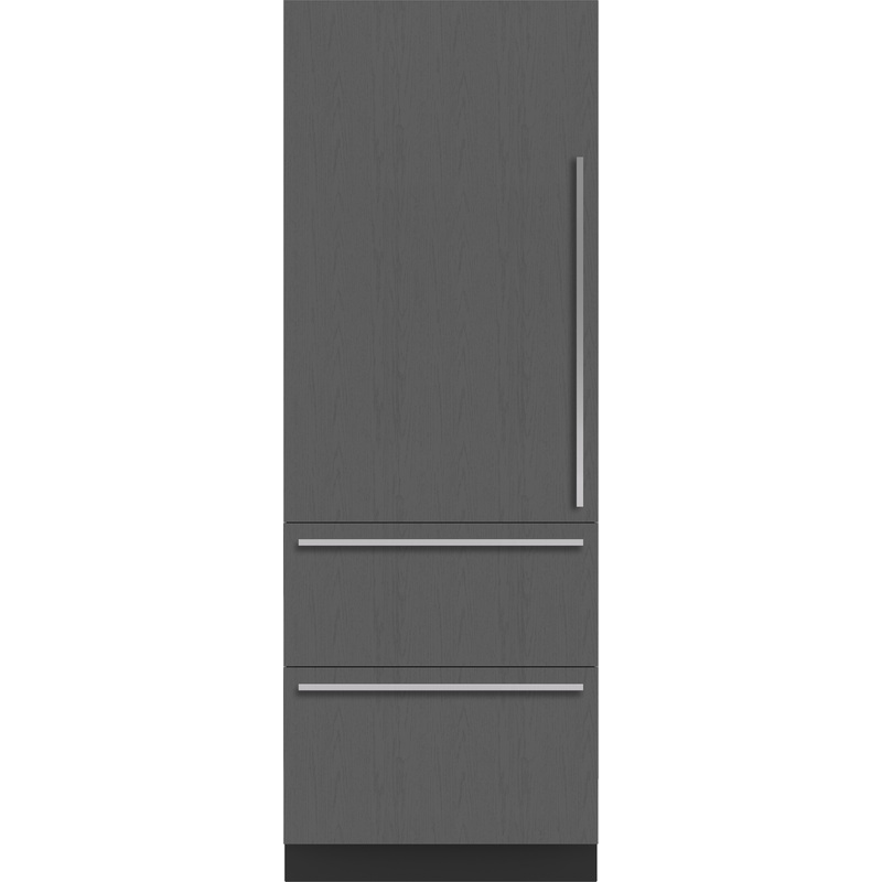 Sub-Zero DET3050CIIDR 30" Designer Over-And-Under Refrigerator/Freezer With Ice Maker And Internal Dispenser - Panel Ready