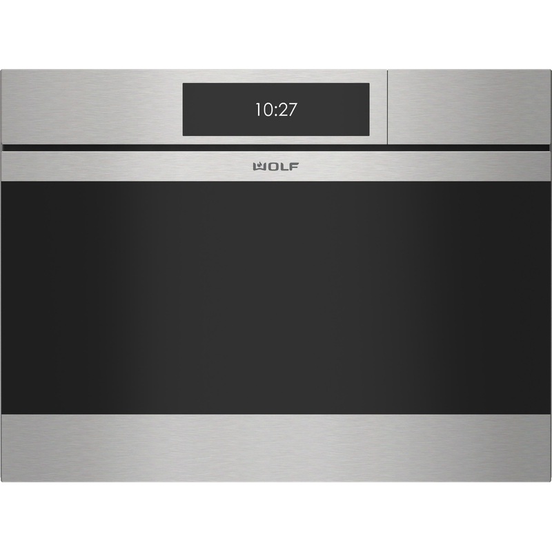Wolf CSO2450CMS 24" M Series Contemporary Stainless Steel Handleless Convection Steam Oven