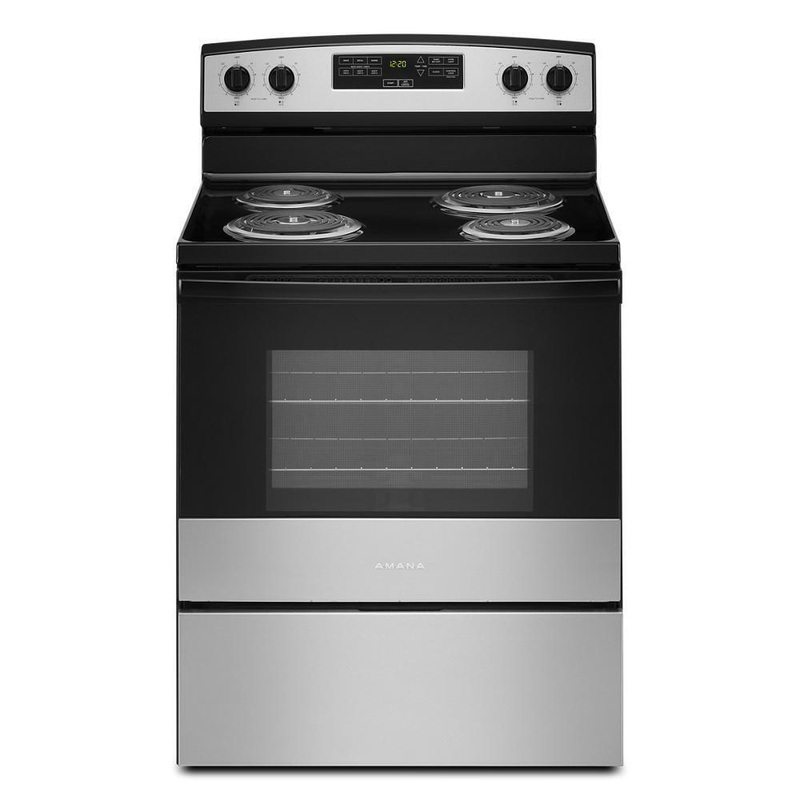 Amana ACR4303MMS 30-Inch Amana Electric Range With Bake Assist Temps