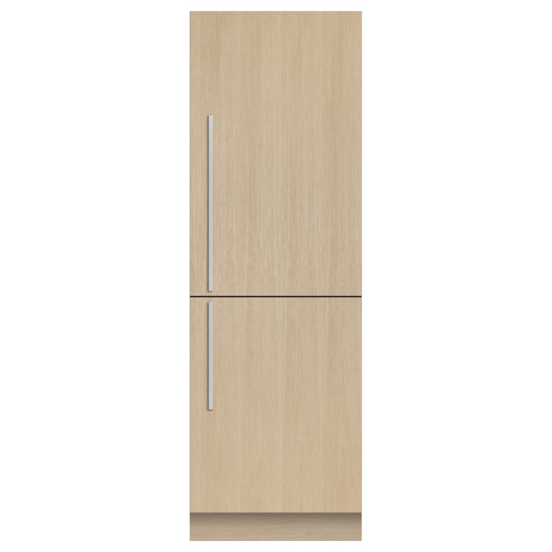 Fisher & Paykel RS2474BRU1 Integrated Refrigerator Freezer, 24", Ice & Water