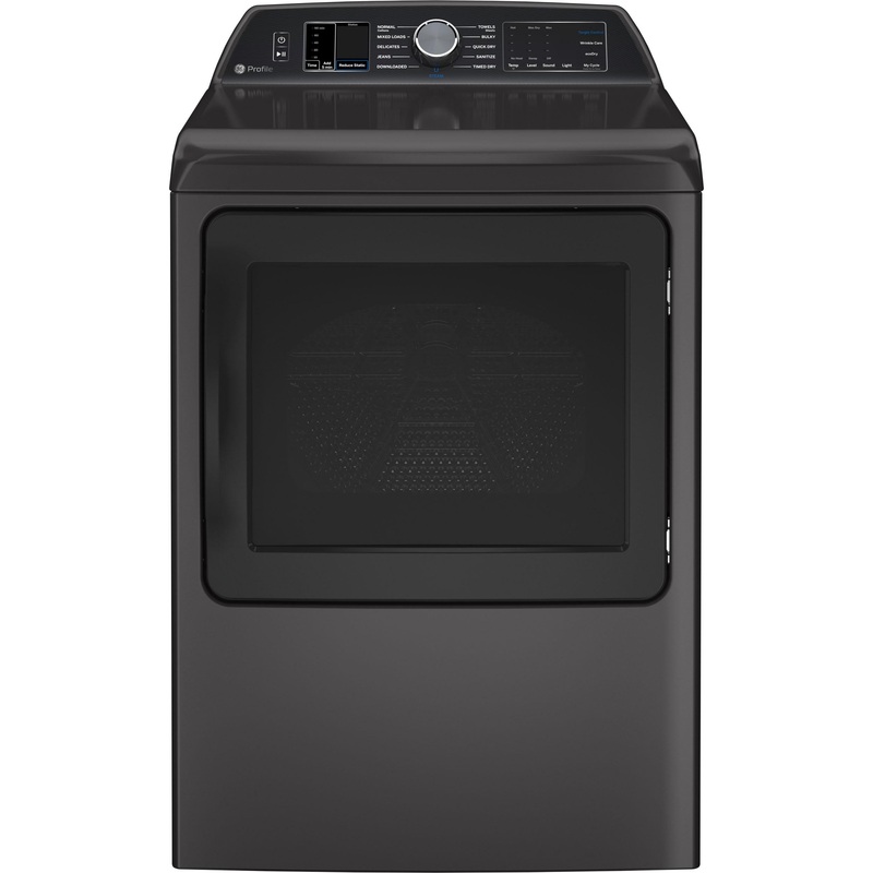 Ge Appliances PTD70EBPTDG Ge Profile 7.4 Cu. Ft. Capacity Smart Aluminized Alloy Drum Electric Dryer With Sanitize Cycle And Sensor Dry