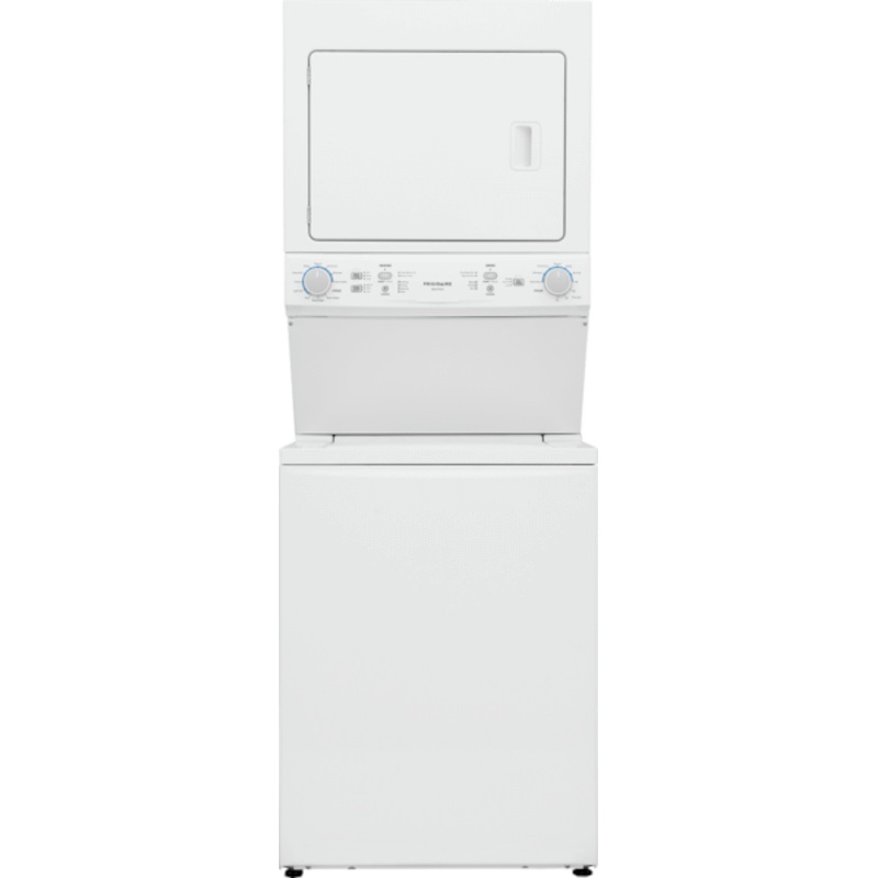 Frigidaire FLCE7523AW Frigidaire Electric Long Vent Stacked Laundry Center - 3.9 Cu. Ft Washer And 5.5 Cu. Ft. Dryer