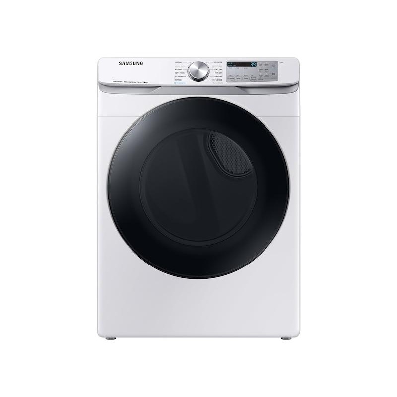 Samsung DVE45B6300W 7.5 Cu. Ft. Smart Electric Dryer With Steam Sanitize+ In White