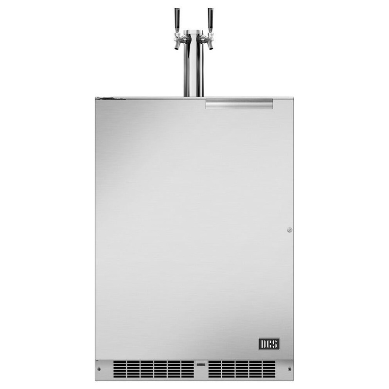 Dcs RF24BTL2 24" Outdoor Beer Dispenser, Dual Tap, Left Hinge