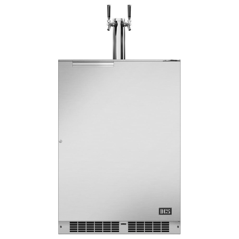 Dcs RF24BTR2 24" Outdoor Beer Dispenser, Dual Tap, Right Hinge