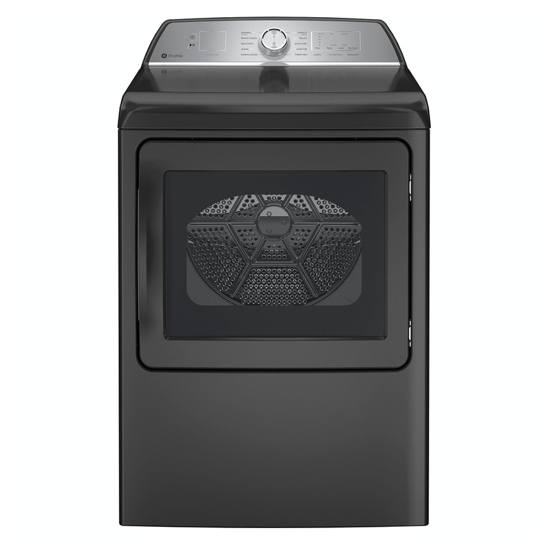Ge Appliances PTD60EBPRDG Ge Profile 7.4 Cu. Ft. Capacity Aluminized Alloy Drum Electric Dryer With Sanitize Cycle And Sensor Dry