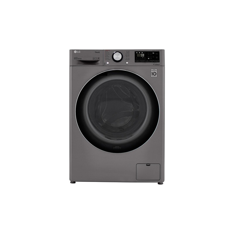 Lg WM3555HVA 2.4 Cu.Ft. Smart Wi-Fi Enabled Compact Front Load All-In-One Electric  Washer/Dryer Combo With Built-In Intelligence