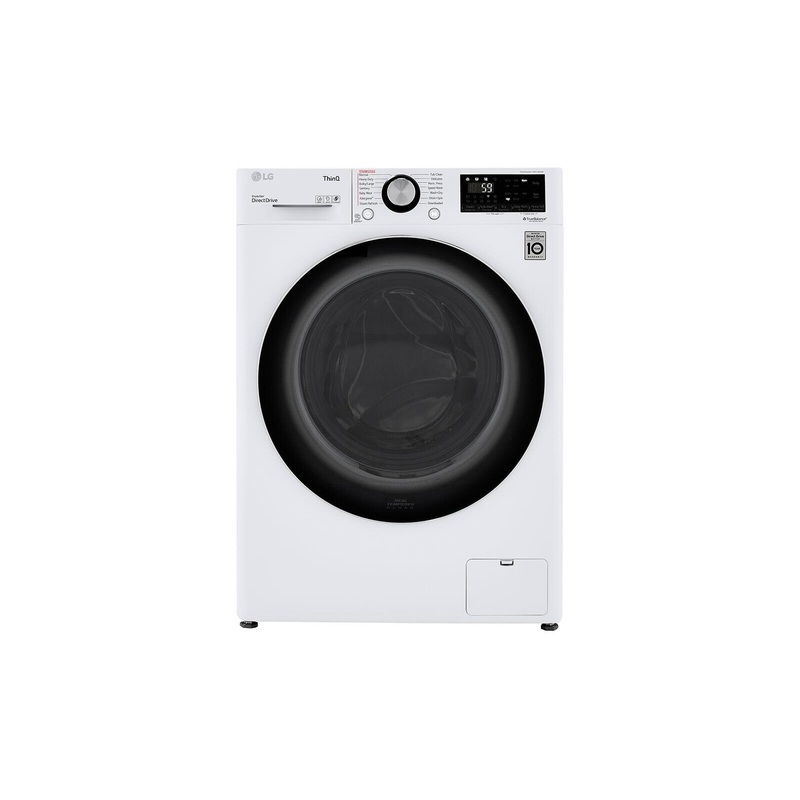 Lg WM3555HWA 2.4 Cu.Ft. Smart Wi-Fi Enabled Compact Front Load All-In-One Electric Washer/Dryer Combo With Built-In Intelligence
