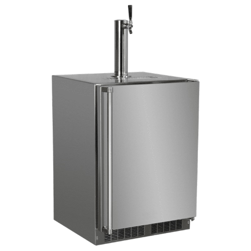 Marvel MOKR124SS31A 24-In Outdoor Built-In Dispenser For Beer, Wine Or Draft Beverages With Door Style - Stainless Steel