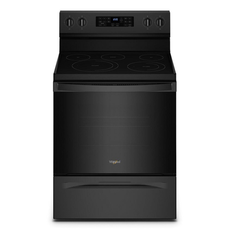 Whirlpool WFE550S0LB 5.3 Cu. Ft. Whirlpool Electric 5-In-1 Air Fry Oven