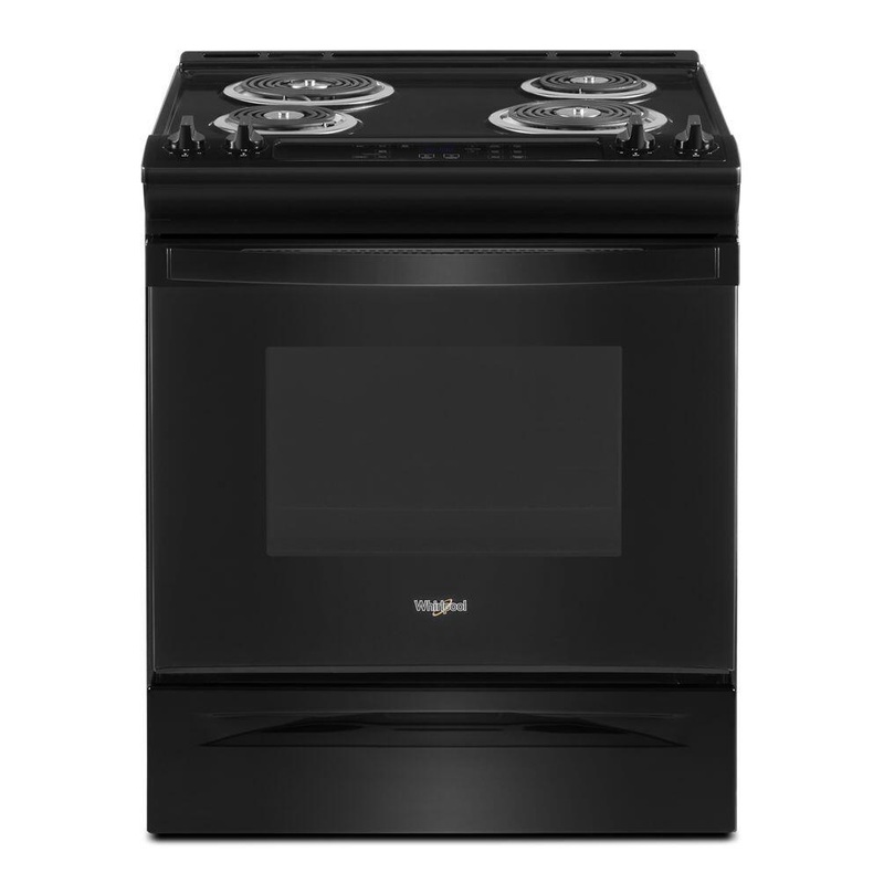 Whirlpool WEC310S0LB 4.8 Cu. Ft. Whirlpool Electric Range With Frozen Bake Technology