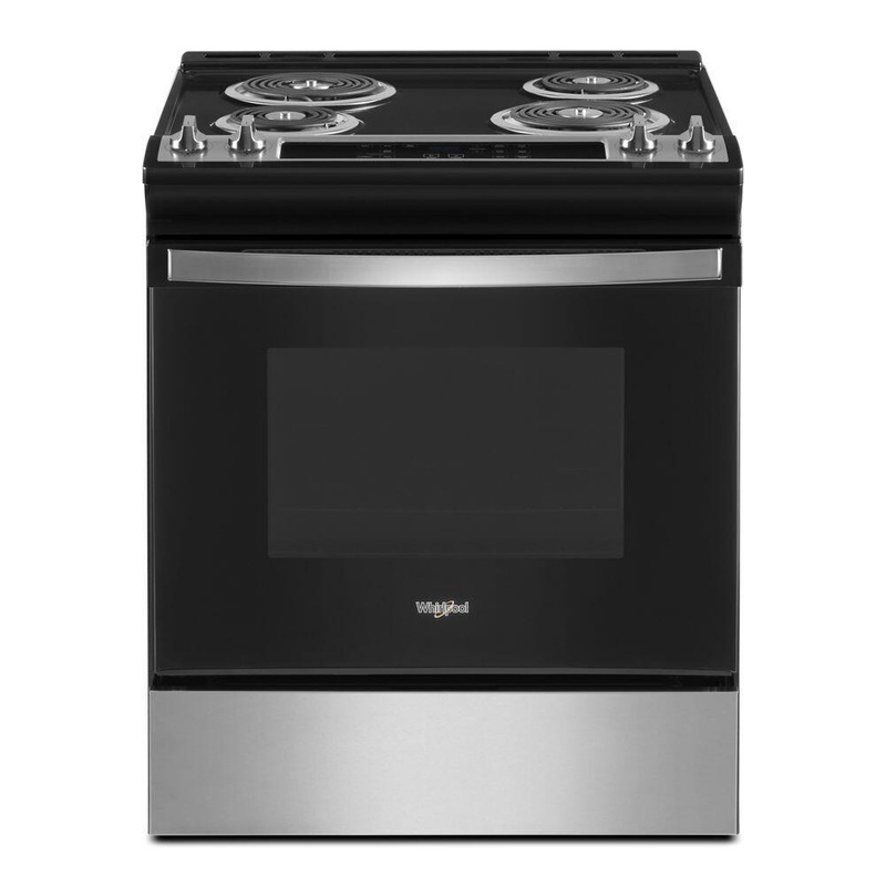 Whirlpool WEC310S0LS 4.8 Cu. Ft. Whirlpool Electric Range With Frozen Bake Technology