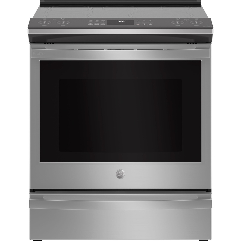 Ge Appliances PHS930YPFS Ge Profile 30" Smart Slide-In Fingerprint Resistant Front-Control Induction And Convection Range With No Preheat Air Fry