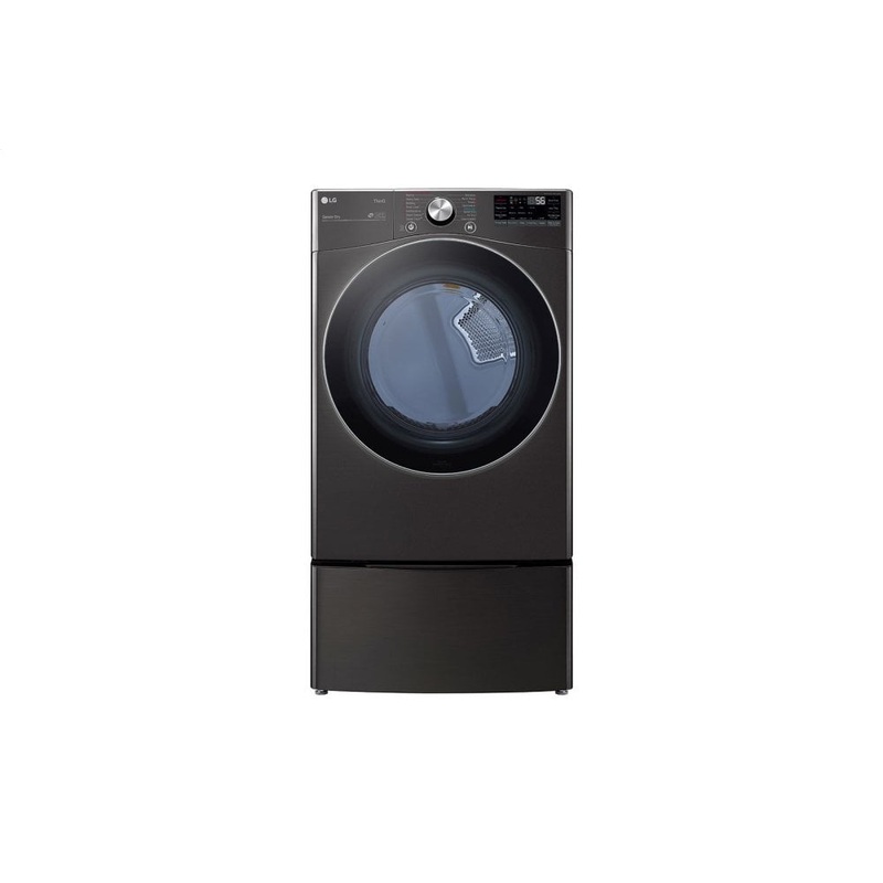 Lg DLEX4200B 7.4 Cu. Ft. Ultra Large Capacity Smart Wi-Fi Enabled Front Load Electric Dryer With Turbosteam And Built-In Intelligence
