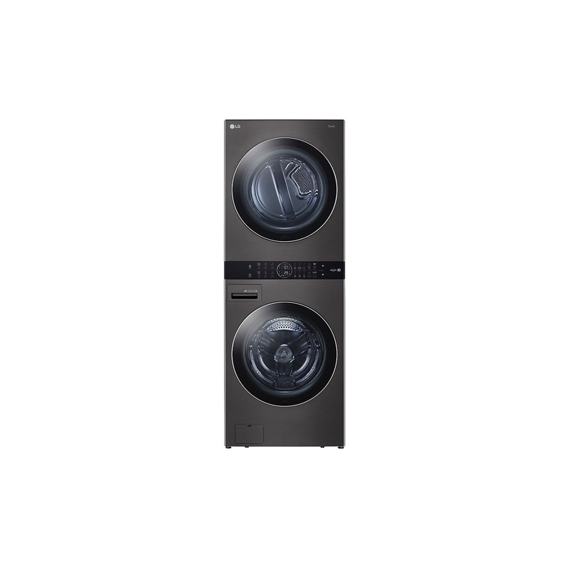 Lg WKEX200HBA Single Unit Front Load Lg Washtower With Center Control 4.5 Cu. Ft. Washer And 7.4 Cu. Ft. Electric Dryer