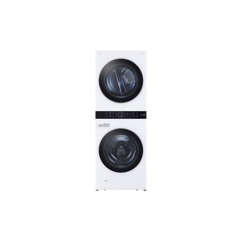 Lg WKGX201HWA Single Unit Front Load Lg Washtower With Center Control 4.5 Cu. Ft. Washer And 7.4 Cu. Ft. Gas Dryer