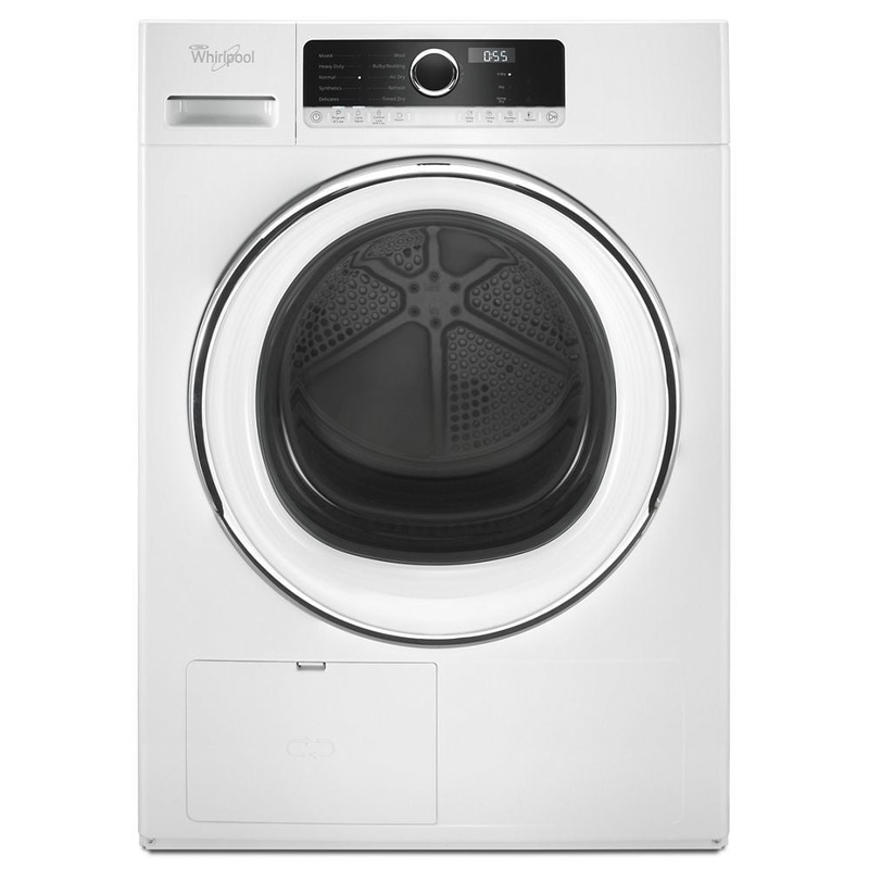 Whirlpool WHD5090GW 4.3 Cu.Ft Compact Ventless Heat Pump Dryer With Wrinkle Shield Option