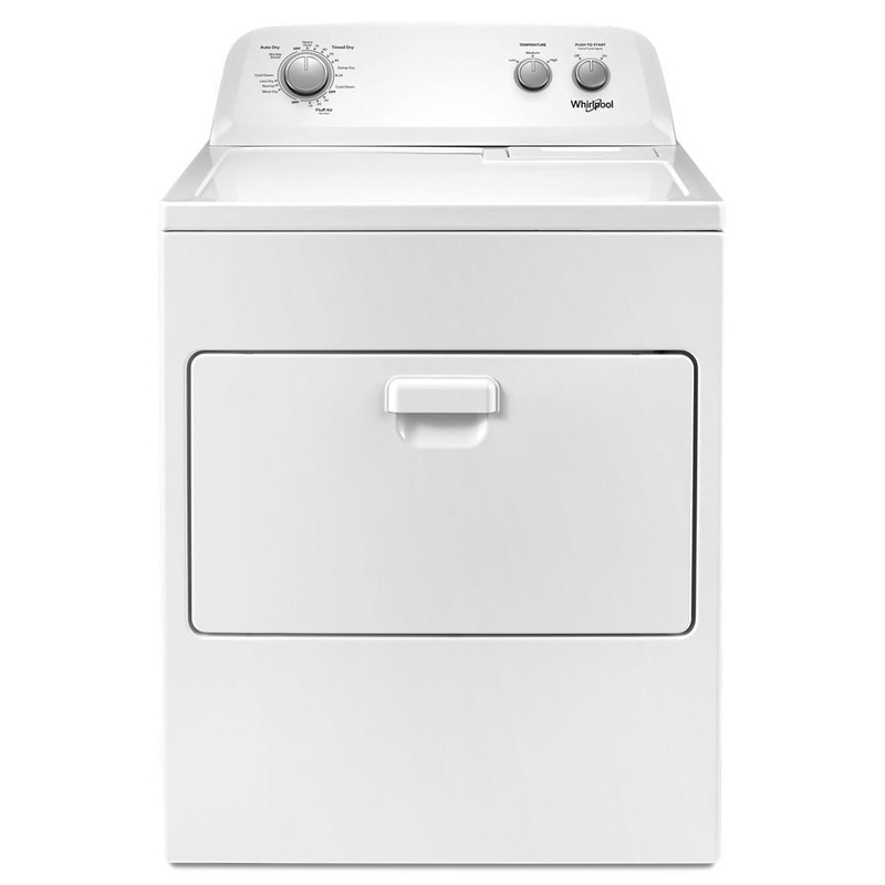 Whirlpool WED4850HW 7.0 Cu. Ft. Top Load Electric Dryer With Autodry Drying System