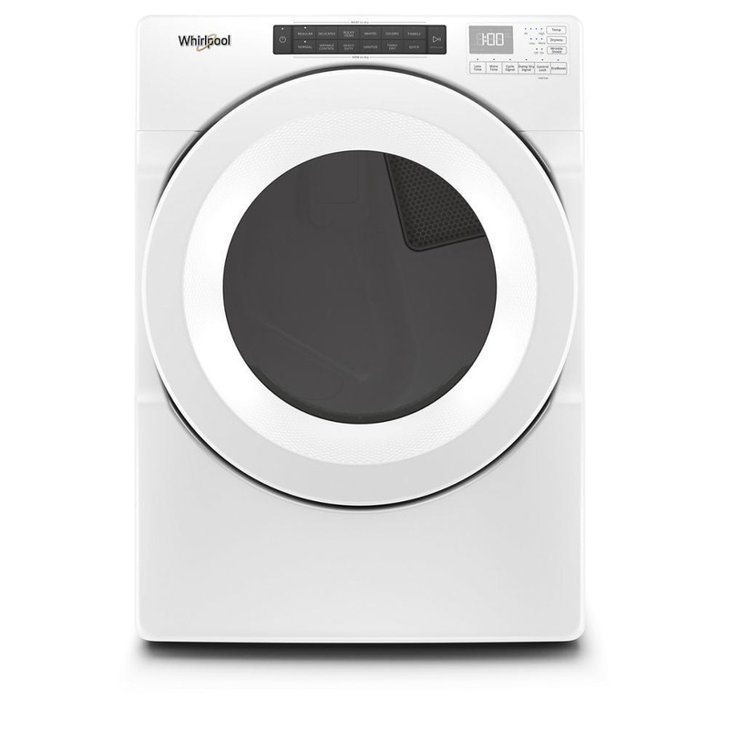 Whirlpool WED5620HW 7.4 Cu. Ft. Front Load Electric Dryer With Intuitive Touch Controls