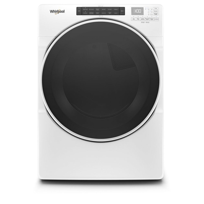 Whirlpool WED6620HW 7.4 Cu. Ft. Front Load Electric Dryer With Steam Cycles