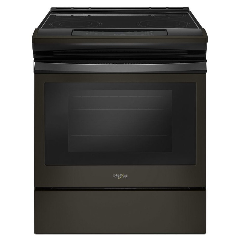 Whirlpool WEE510S0FV 4.8 Cu. Ft. Guided Electric Front Control Range With The Easy-Wipe Ceramic Glass Cooktop