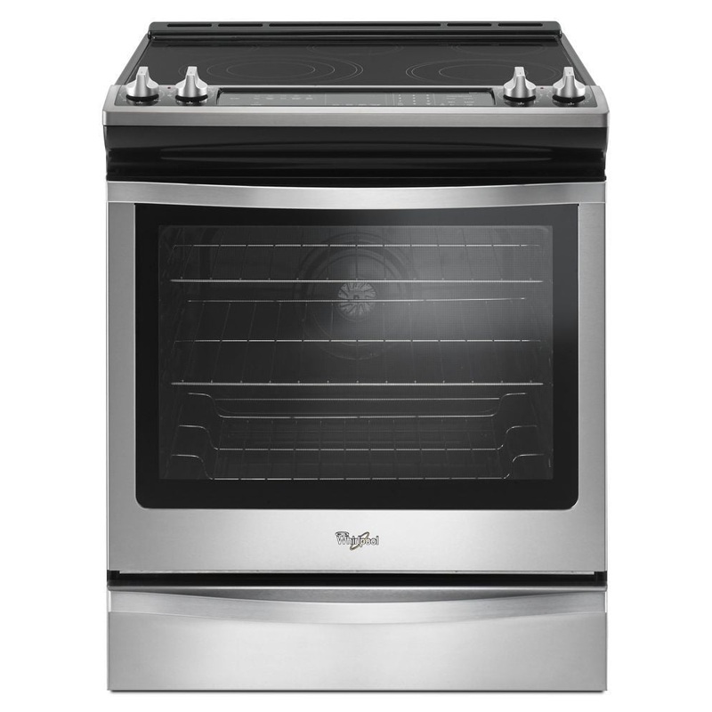Whirlpool WEE745H0FS 6.4 Cu. Ft. Slide-In Electric Range With True Convection