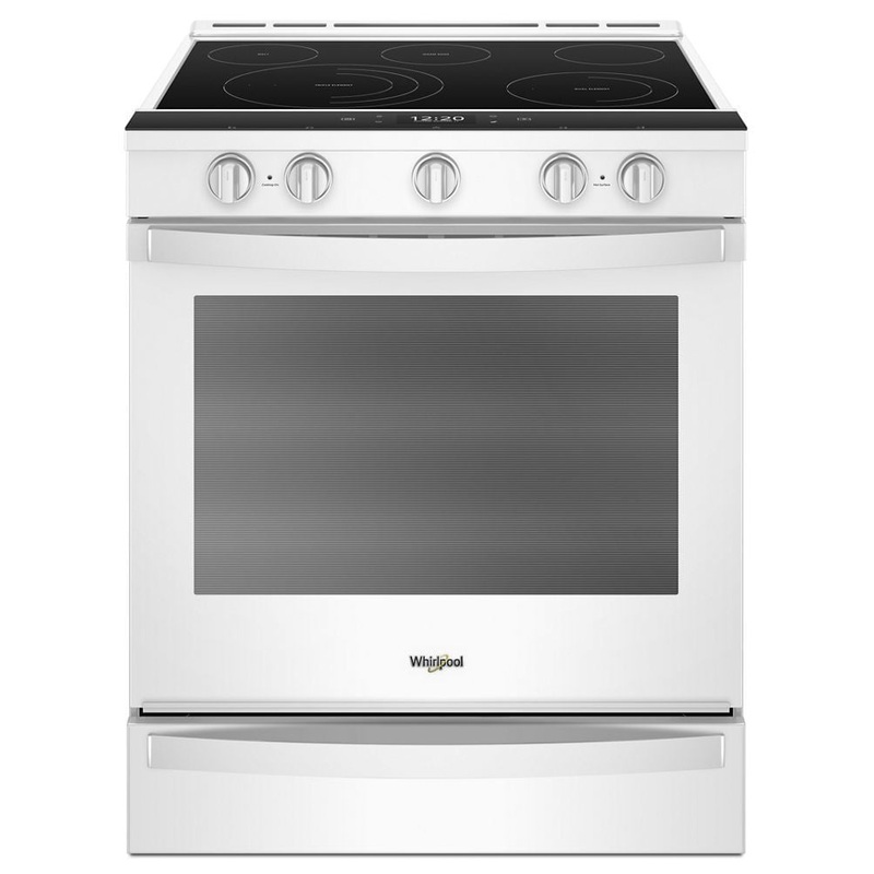 Whirlpool WEE750H0HW 6.4 Cu. Ft. Smart Slide-In Electric Range With Scan-To-Cook Technology