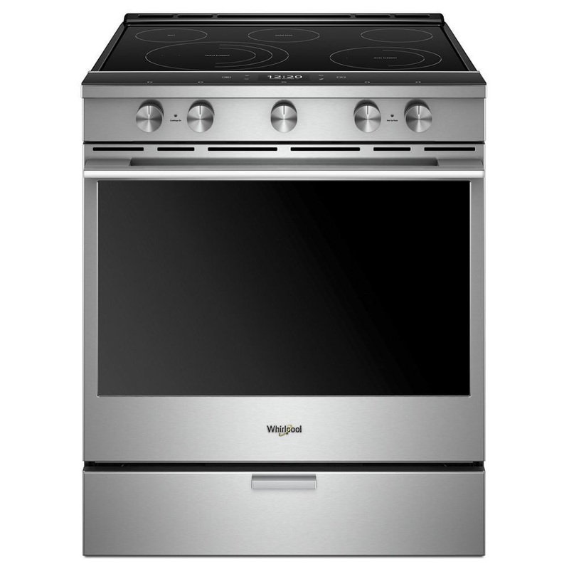 Whirlpool WEEA25H0HZ 6.4 Cu. Ft. Smart Slide-In Electric Range With Scan-To-Cook Technology