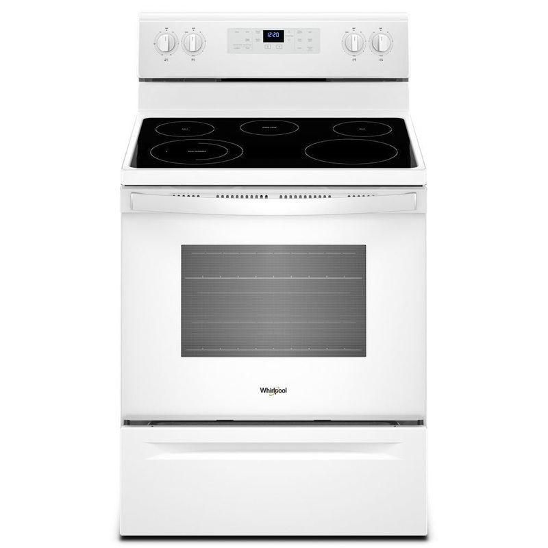 Whirlpool WFE505W0HW 5.3 Cu. Ft. Freestanding Electric Range With 5 Elements