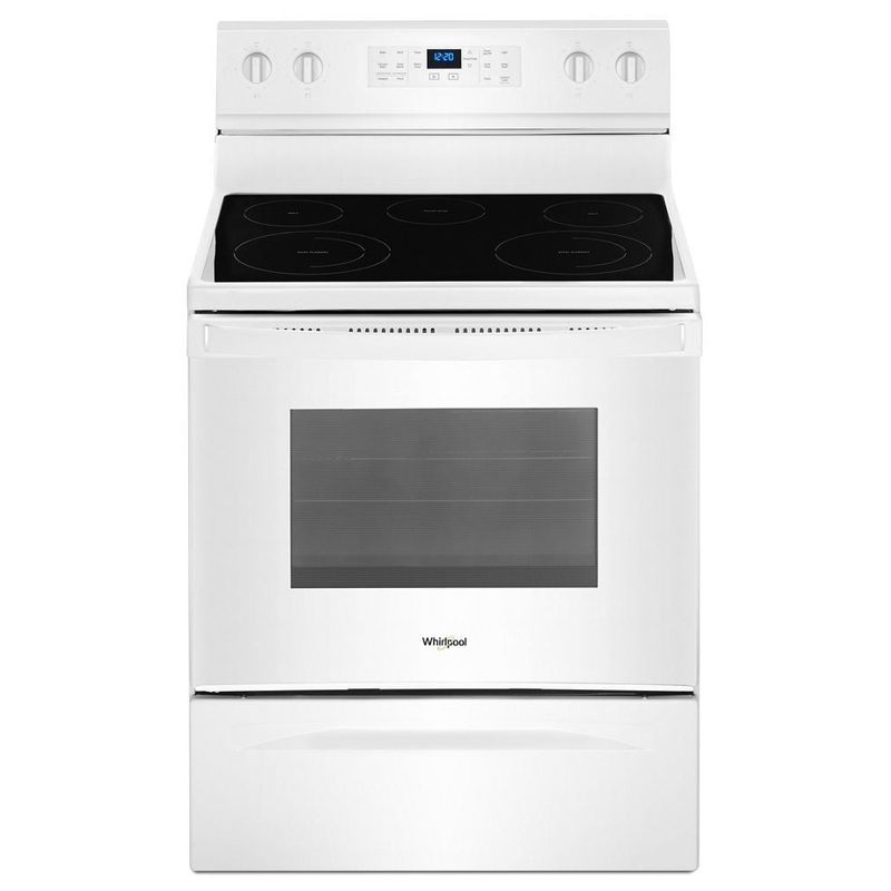 Whirlpool WFE550S0HW 5.3 Cu. Ft. Whirlpool Electric Range With Frozen Bake Technology