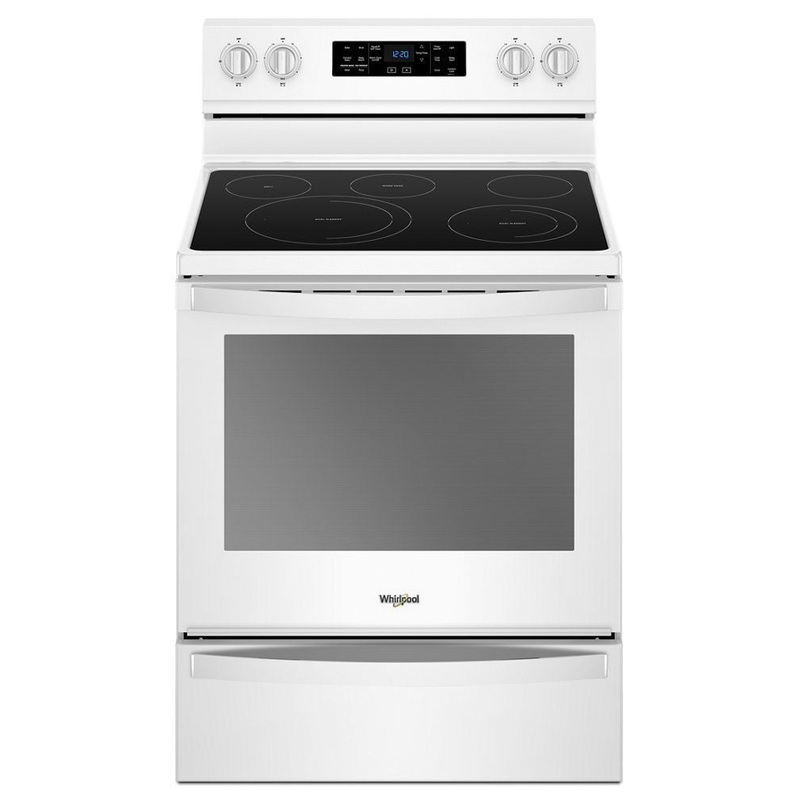 Whirlpool WFE775H0HW 6.4 Cu. Ft. Freestanding Electric Range With Frozen Bake Technology