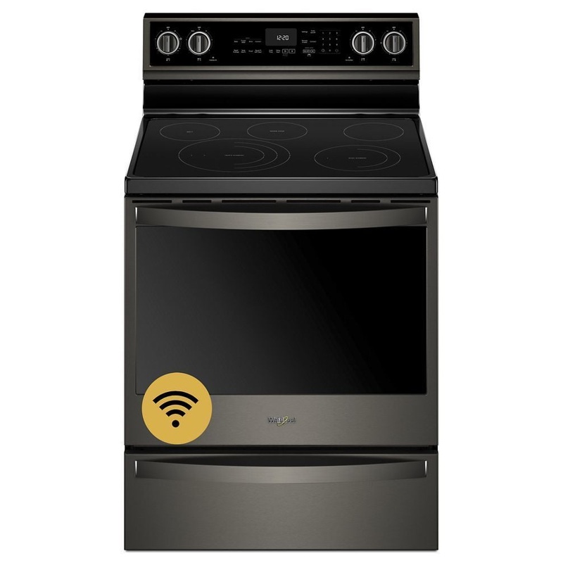 Whirlpool WFE975H0HV 6.4 Cu. Ft. Smart Freestanding Electric Range With Frozen Bake Technology