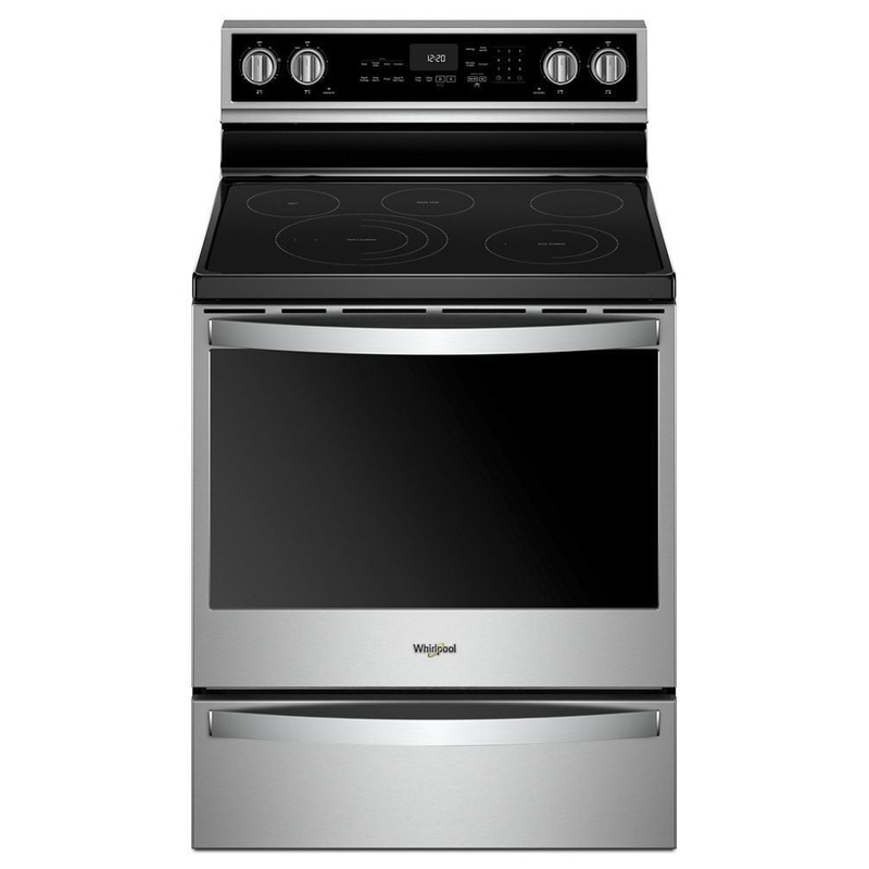 Whirlpool WFE975H0HZ 6.4 Cu. Ft. Smart Freestanding Electric Range With Frozen Bake Technology