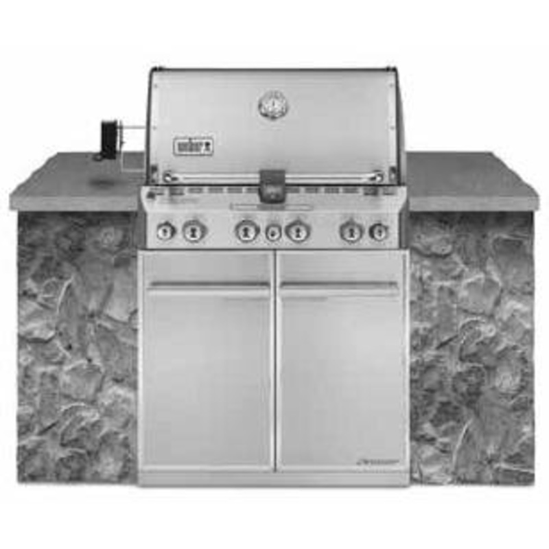 Weber 7260001 Summit S-460 Natural Gas Grill - Stainless Steel