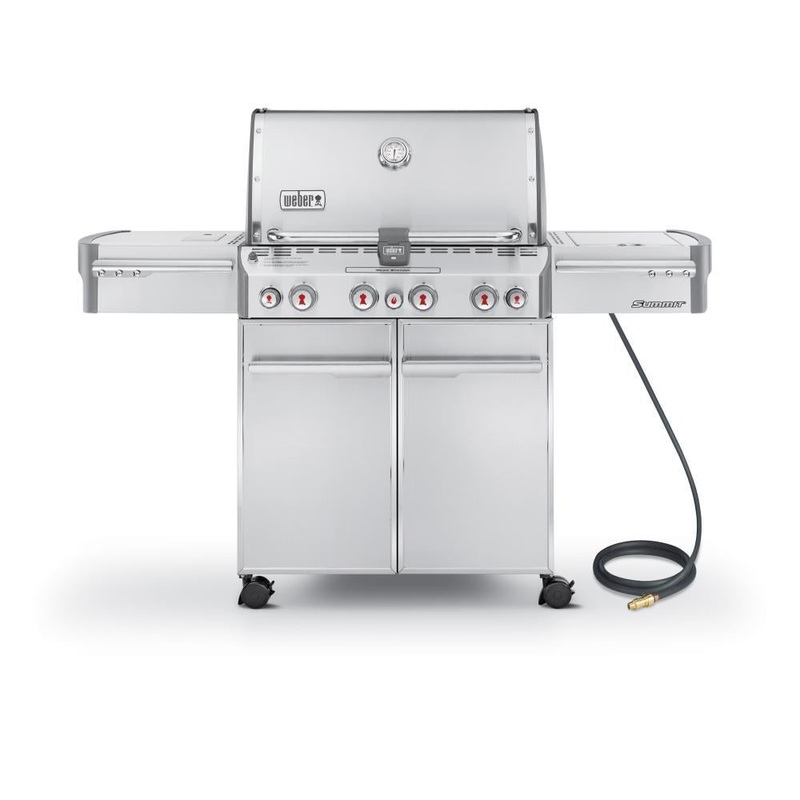 Weber 7270001 Summit S-470 Natural Gas Grill - Stainless Steel