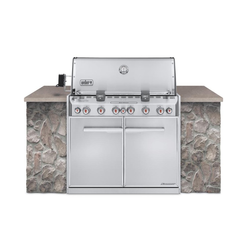 Weber 7460001 Summit S-660 Natural Gas Grill - Stainless Steel