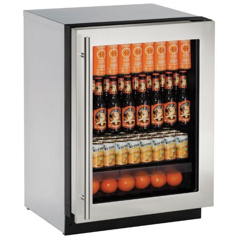 U-Line U2224RGLS00B 2224Rgl 24" Refrigerator With Stainless Frame Finish (115 V/60 Hz Volts /60 Hz Hz)