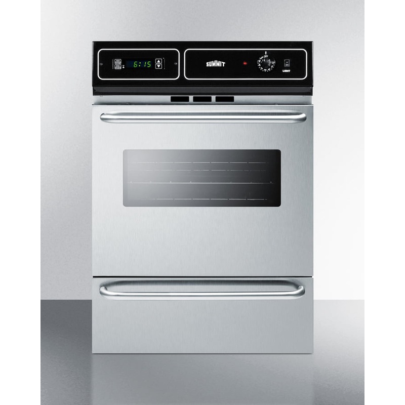 Summit TTM7212BKW 24" Wide Gas Wall Oven