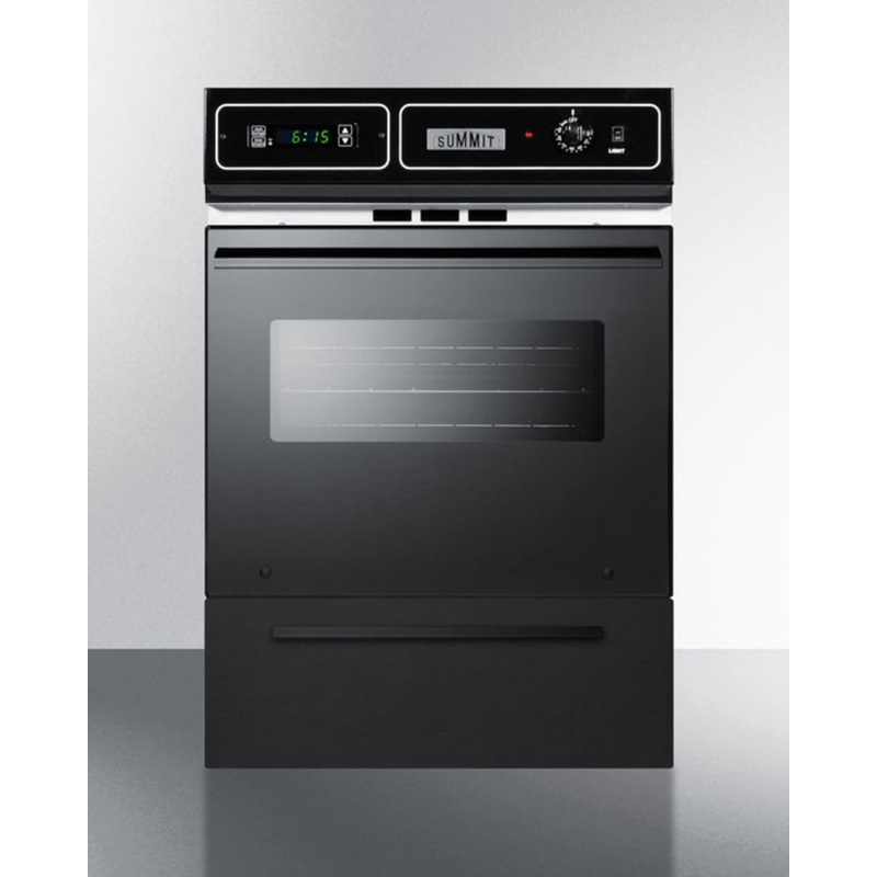Summit TTM7212DK 24" Wide Gas Wall Oven