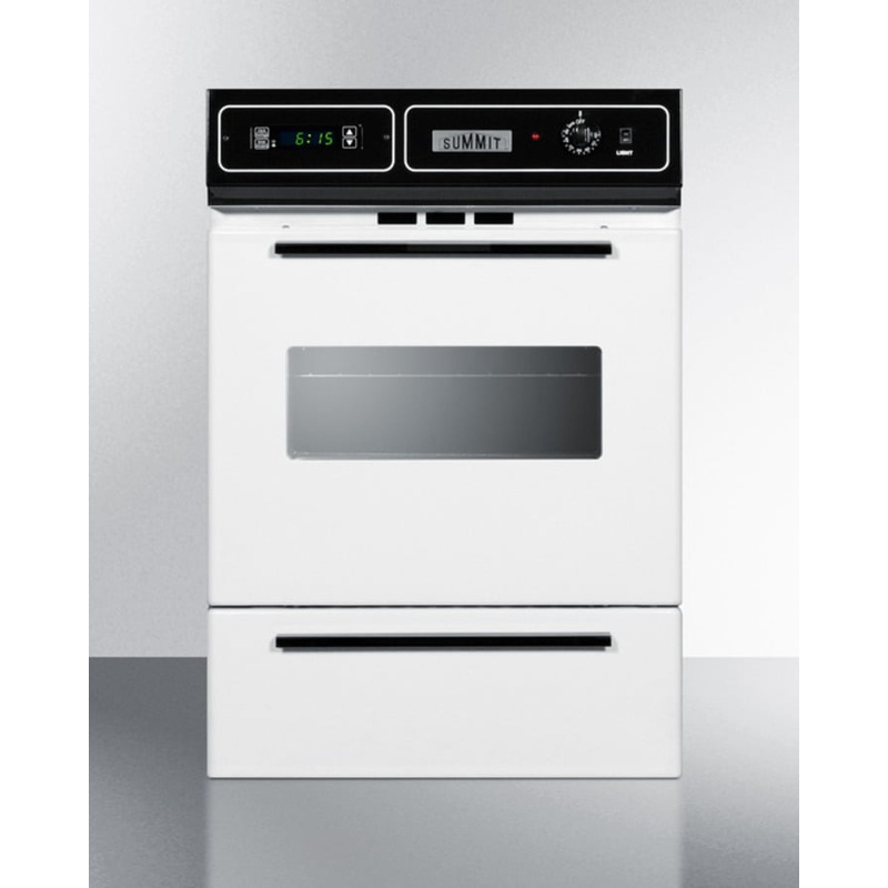Summit WTM7212KW 24" Wide Gas Wall Oven