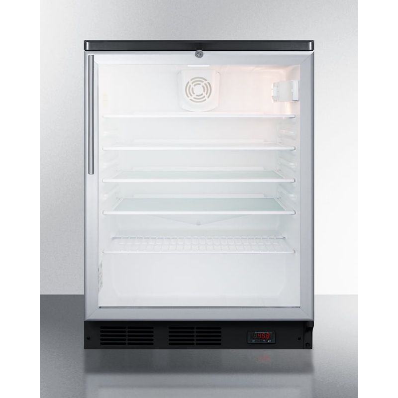 Summit SCR600BGLBIDTPUBHV 24" Wide Built-In Craft Beer Pub Cellar