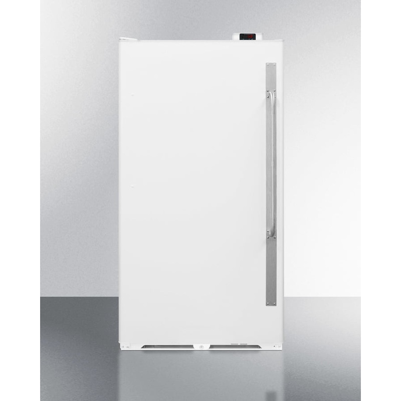 Summit SCUR18NCLHD Commercially Approved Frost-Free All-Refrigerator With Digital Thermostat, Left Hand Door Swing, And Lock