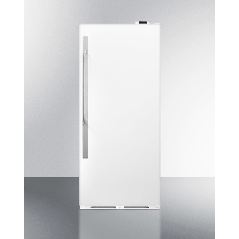 Summit SCUR20NC Commercially Approved Frost-Free All-Refrigerator With Digital Thermostat, Lock, And Right Hand Door Swing