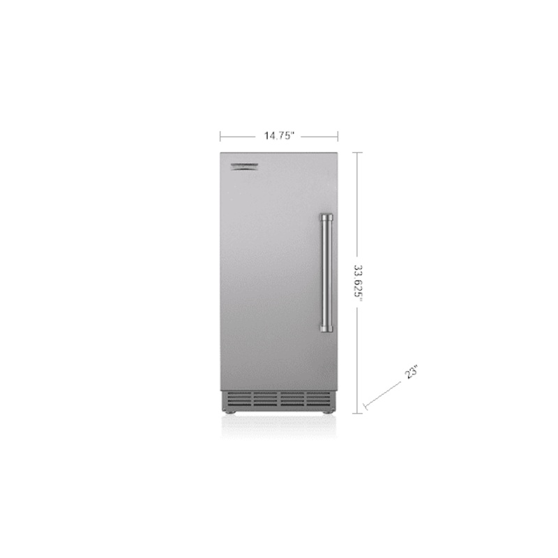 Sub-Zero UC15IO 15" Outdoor Ice Maker - Panel Ready